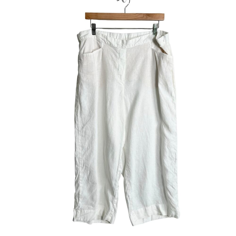 J. Jill White Wide Leg Pants - Picture 2 of 10